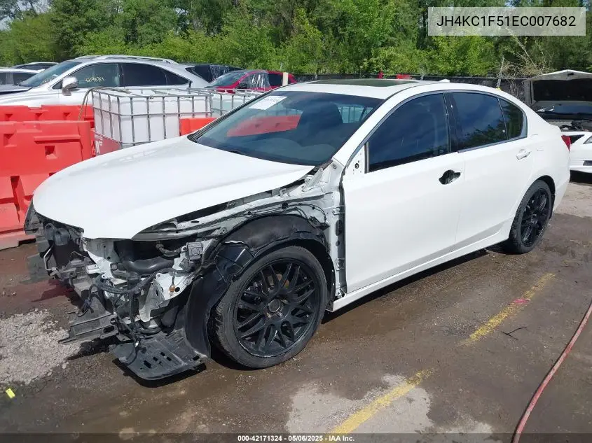 2014 Acura Rlx VIN: JH4KC1F51EC007682 Lot: 42171324