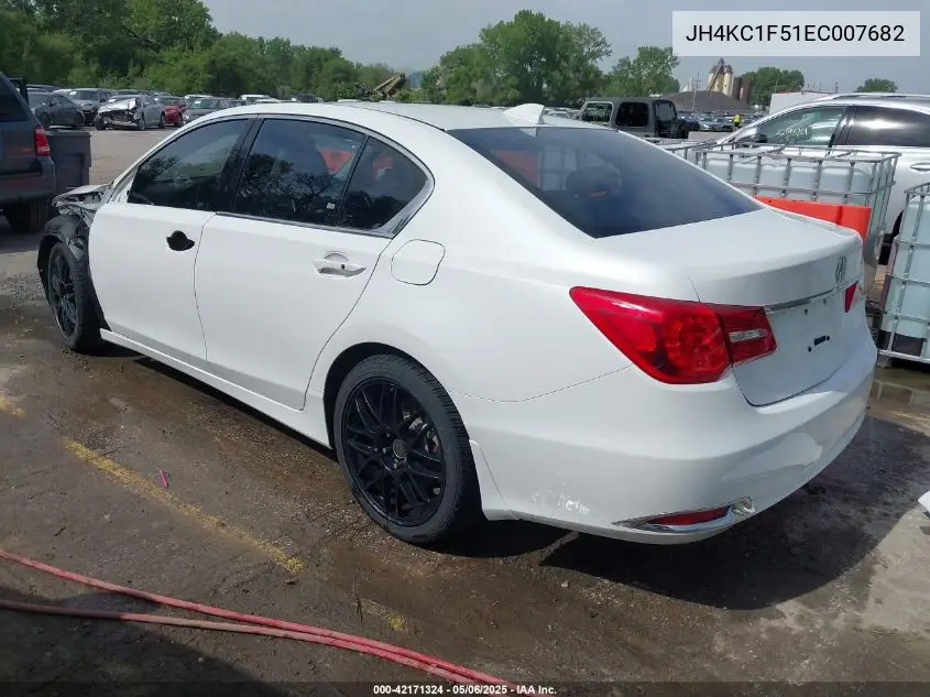 2014 Acura Rlx VIN: JH4KC1F51EC007682 Lot: 42171324