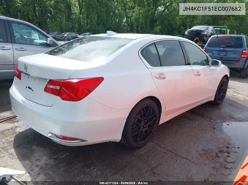 2014 Acura Rlx VIN: JH4KC1F51EC007682 Lot: 42171324