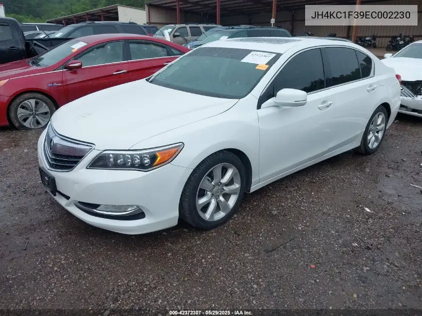 2014 Acura Rlx VIN: JH4KC1F39EC002230 Lot: 42372307