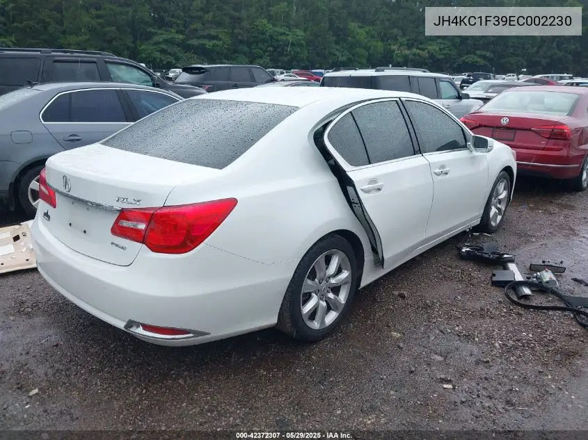 2014 Acura Rlx VIN: JH4KC1F39EC002230 Lot: 42372307