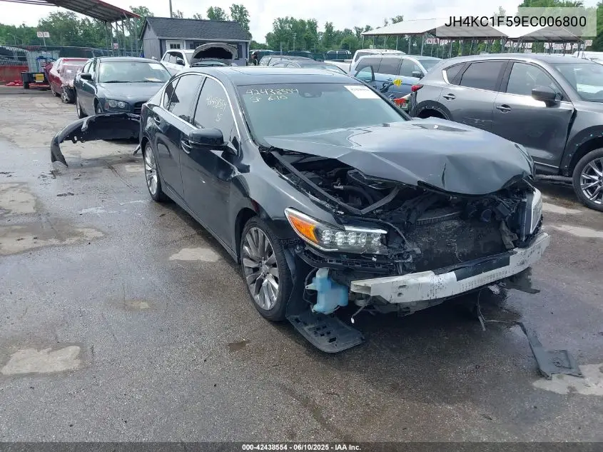 2014 Acura Rlx VIN: JH4KC1F59EC006800 Lot: 42438554