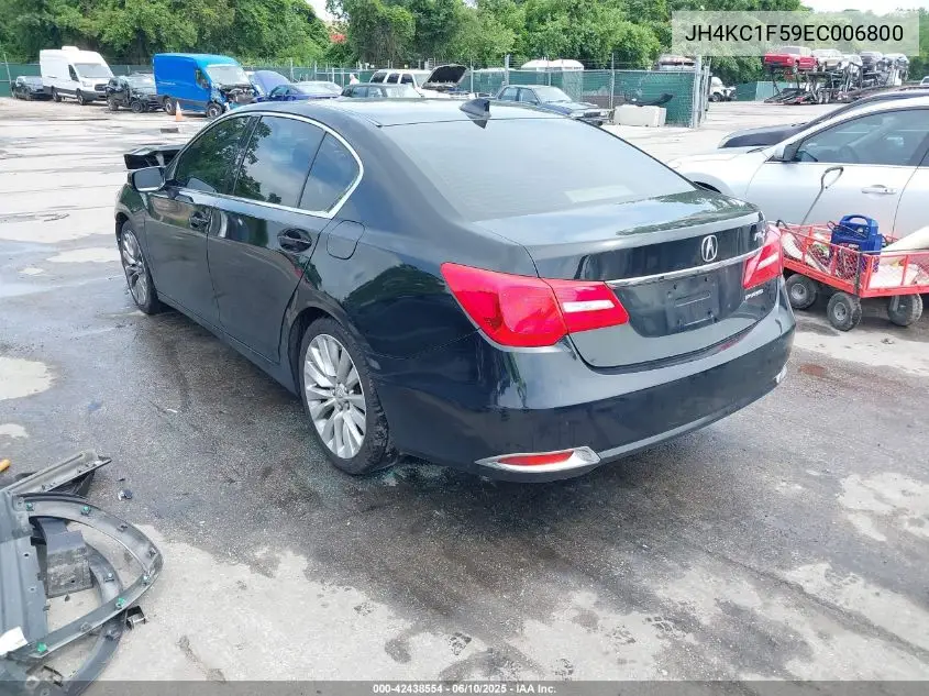 2014 Acura Rlx VIN: JH4KC1F59EC006800 Lot: 42438554