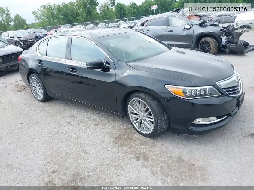 2014 Acura Rlx VIN: JH4KC1F52EC005326 Lot: 42537555