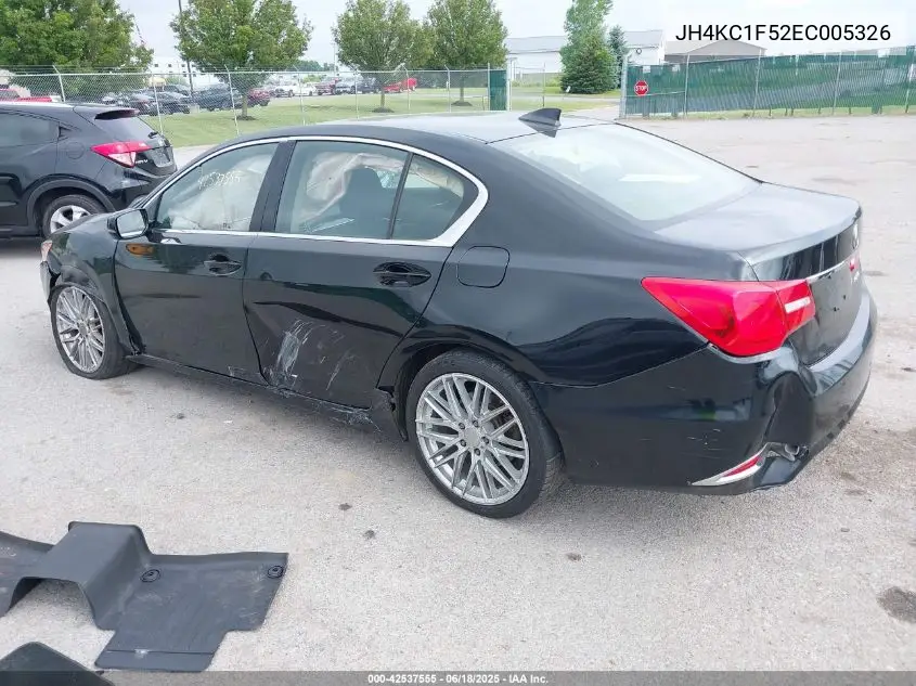 2014 Acura Rlx VIN: JH4KC1F52EC005326 Lot: 42537555