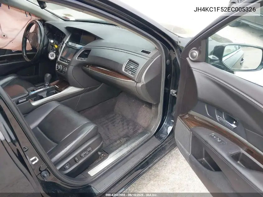 2014 Acura Rlx VIN: JH4KC1F52EC005326 Lot: 42537555
