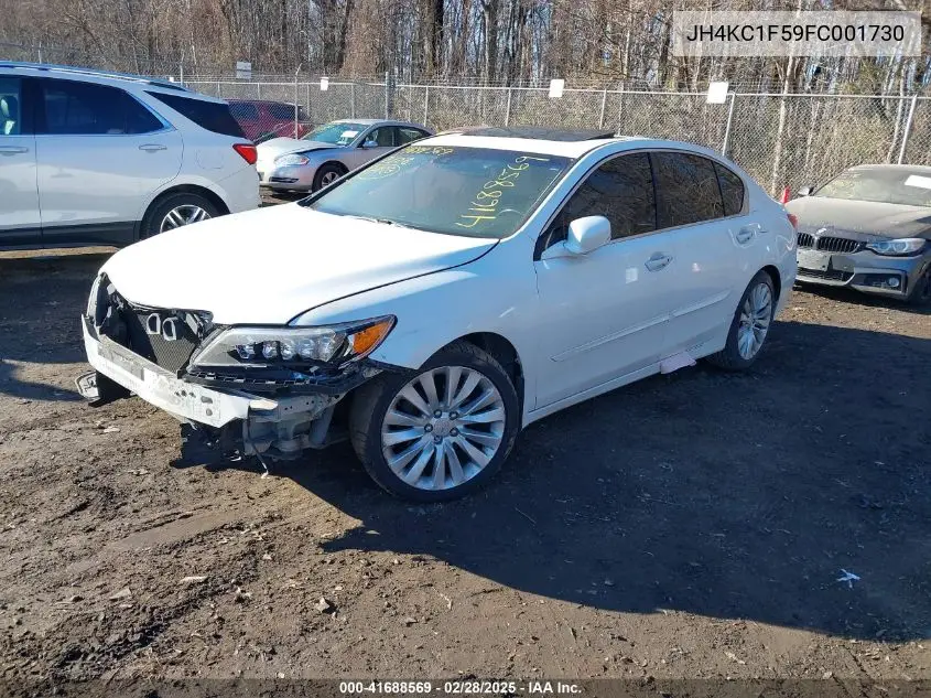 2015 Acura Rlx VIN: JH4KC1F59FC001730 Lot: 41688569