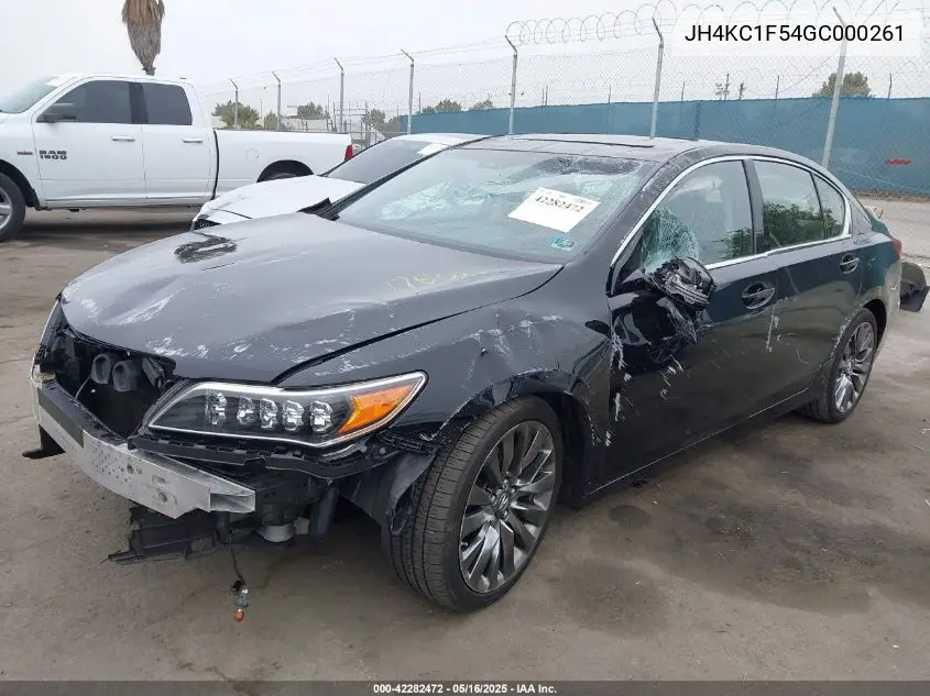 2016 Acura Rlx Technology Package VIN: JH4KC1F54GC000261 Lot: 42282472