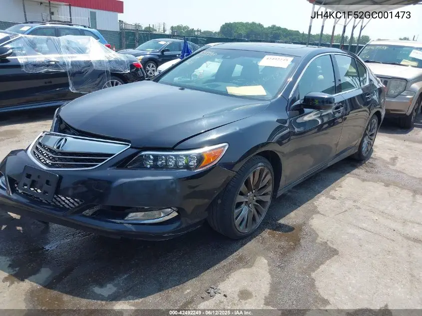 2016 Acura Rlx Technology Package VIN: JH4KC1F52GC001473 Lot: 42492249