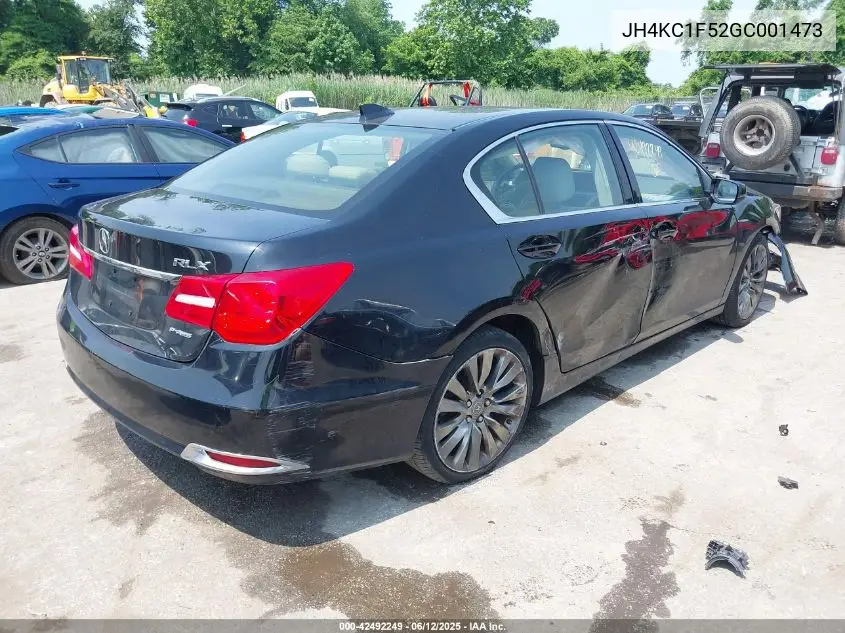 2016 Acura Rlx Technology Package VIN: JH4KC1F52GC001473 Lot: 42492249