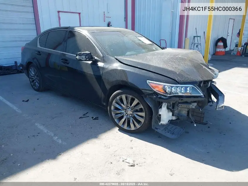 2017 Acura Rlx Technology Pkg VIN: JH4KC1F55HC000366 Lot: 42279005