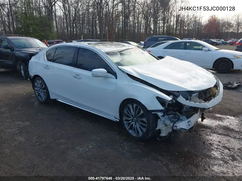 2018 Acura Rlx VIN: JH4KC1F53JC000128 Lot: 41797646