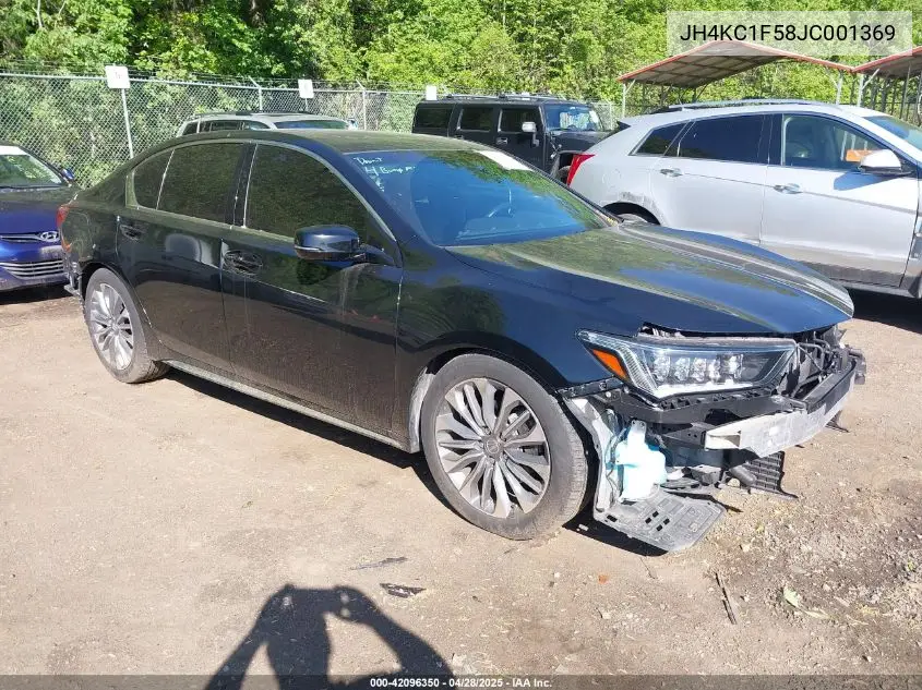 2018 Acura Rlx VIN: JH4KC1F58JC001369 Lot: 42096350