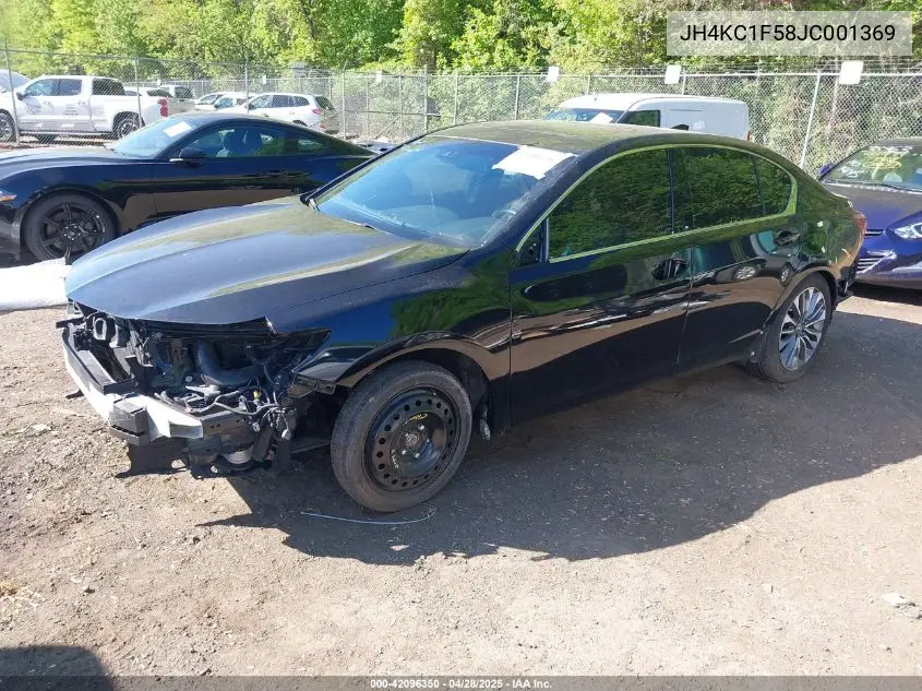 2018 Acura Rlx VIN: JH4KC1F58JC001369 Lot: 42096350