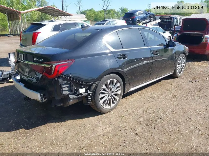 2018 Acura Rlx VIN: JH4KC1F58JC001369 Lot: 42096350