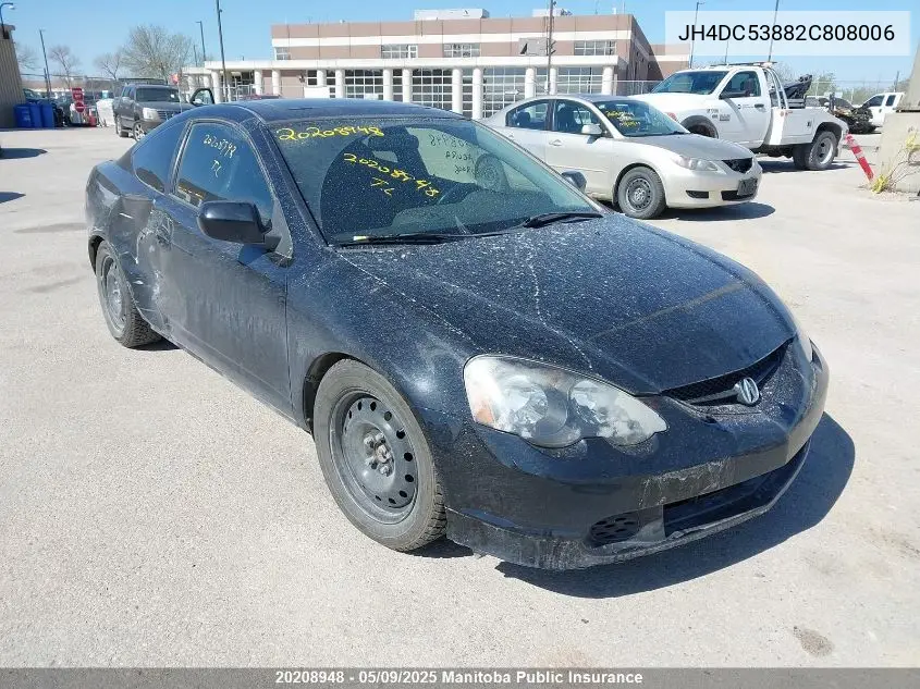 2002 Acura Rsx Premium VIN: JH4DC53882C808006 Lot: 20208948