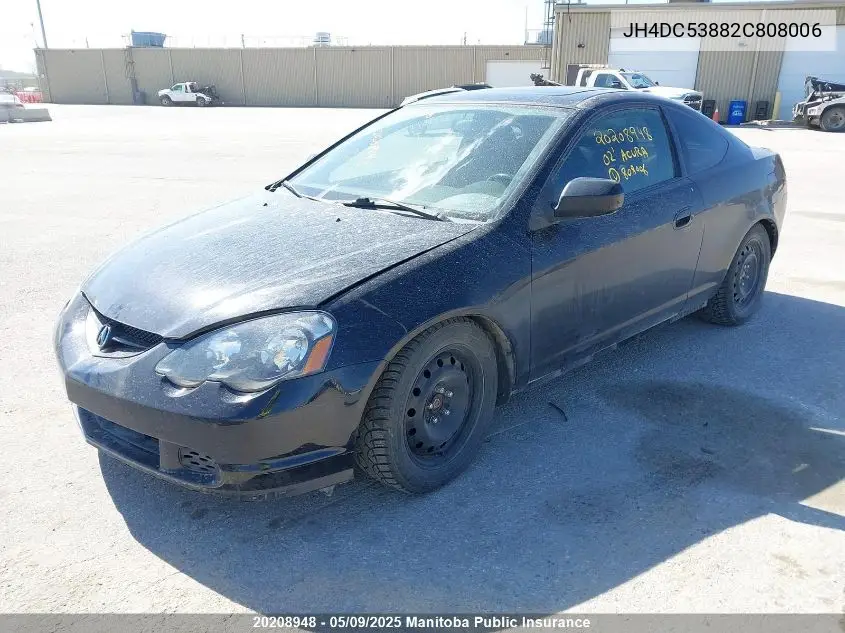 2002 Acura Rsx Premium VIN: JH4DC53882C808006 Lot: 20208948