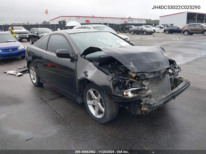 2002 Acura Rsx Type S VIN: JH4DC53022C025290 Lot: 40882562