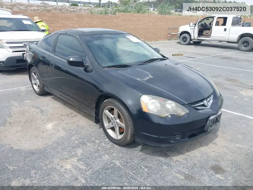 2002 Acura Rsx Type S VIN: JH4DC53092C037520 Lot: 42356184