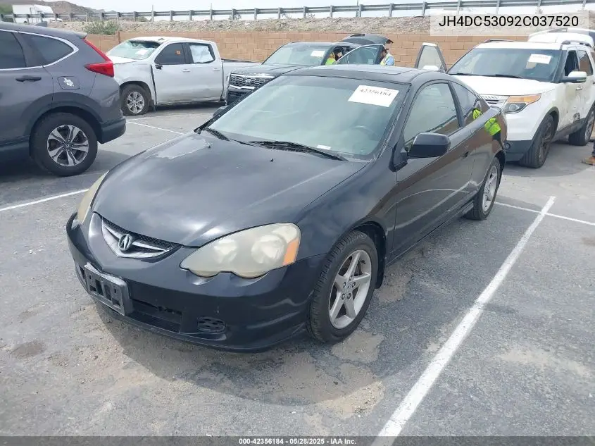 2002 Acura Rsx Type S VIN: JH4DC53092C037520 Lot: 42356184