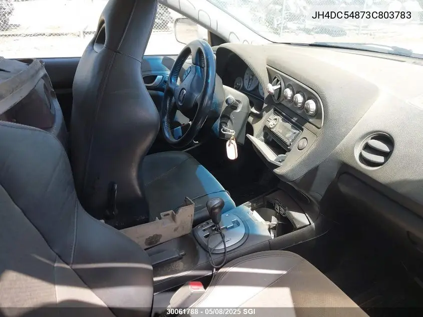 2003 Acura Rsx VIN: JH4DC54873C803783 Lot: 30061788