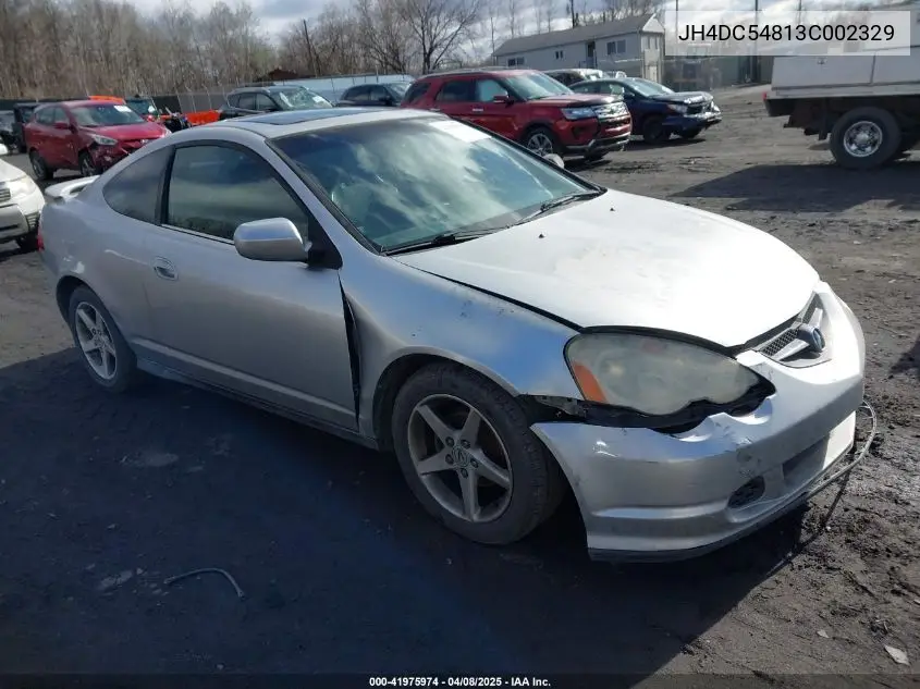 2003 Acura Rsx VIN: JH4DC54813C002329 Lot: 41975974
