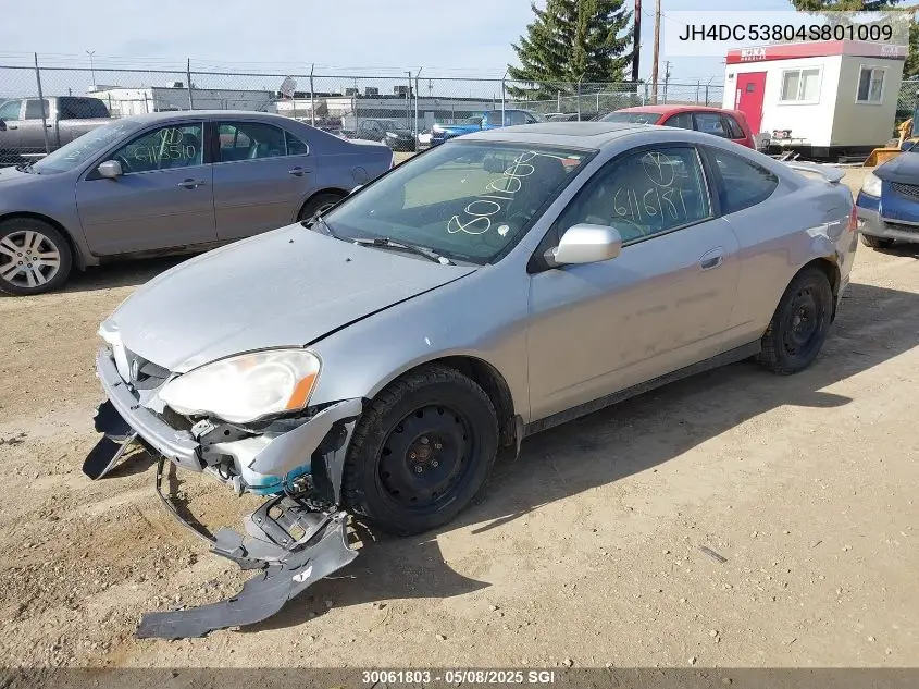 2004 Acura Rsx VIN: JH4DC53804S801009 Lot: 30061803