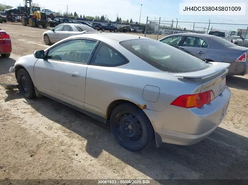 2004 Acura Rsx VIN: JH4DC53804S801009 Lot: 30061803