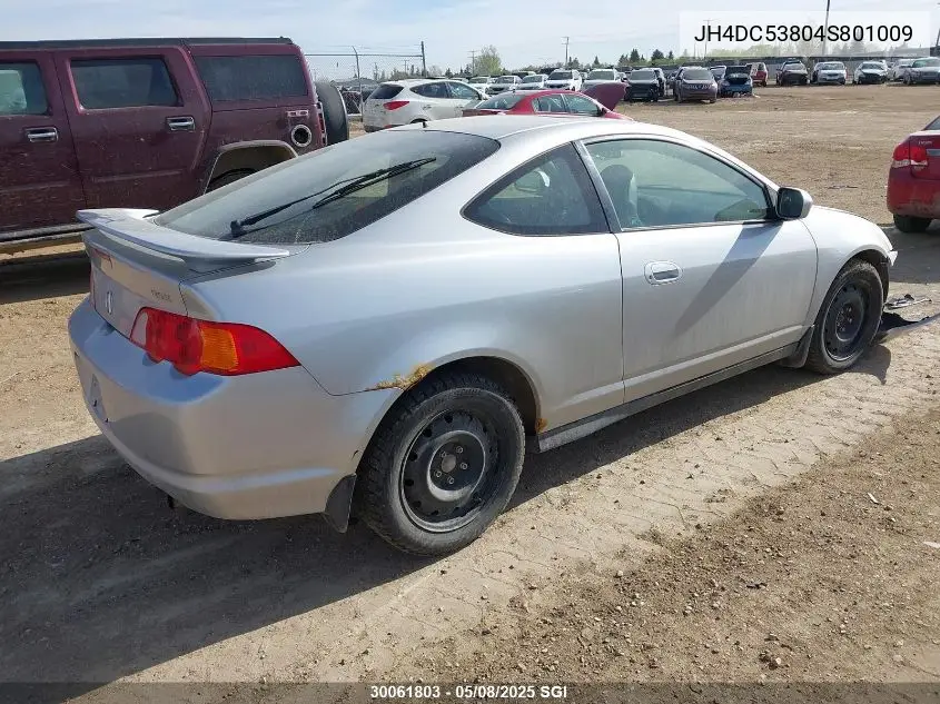 2004 Acura Rsx VIN: JH4DC53804S801009 Lot: 30061803
