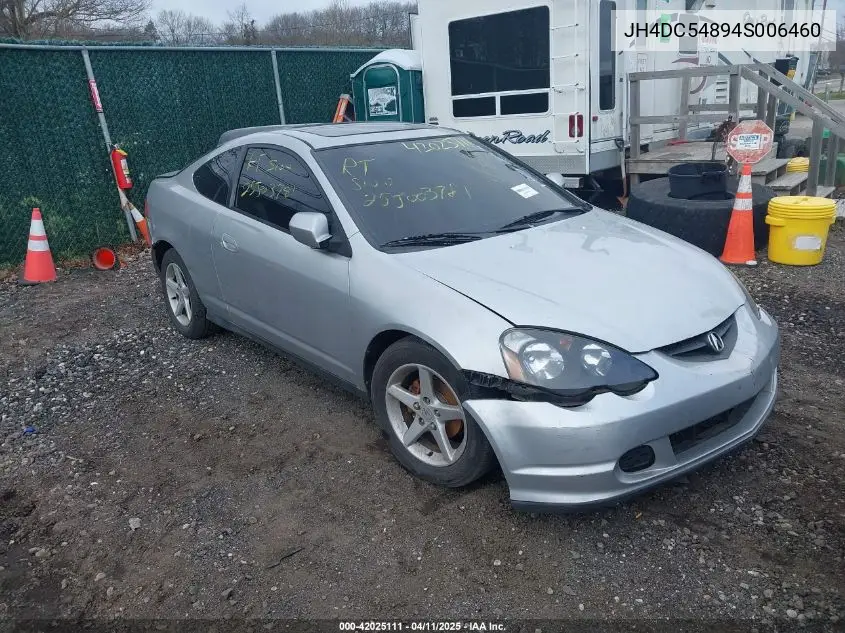 2004 Acura Rsx VIN: JH4DC54894S006460 Lot: 42025111