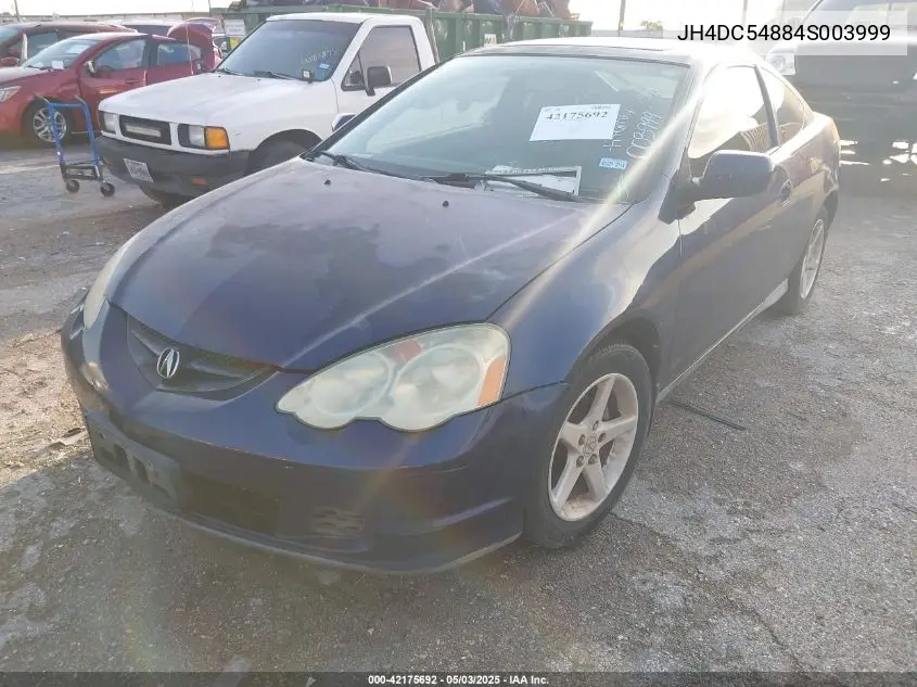 2004 Acura Rsx VIN: JH4DC54884S003999 Lot: 42175692