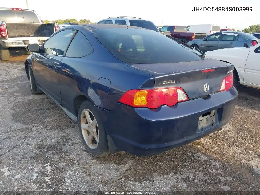 2004 Acura Rsx VIN: JH4DC54884S003999 Lot: 42175692