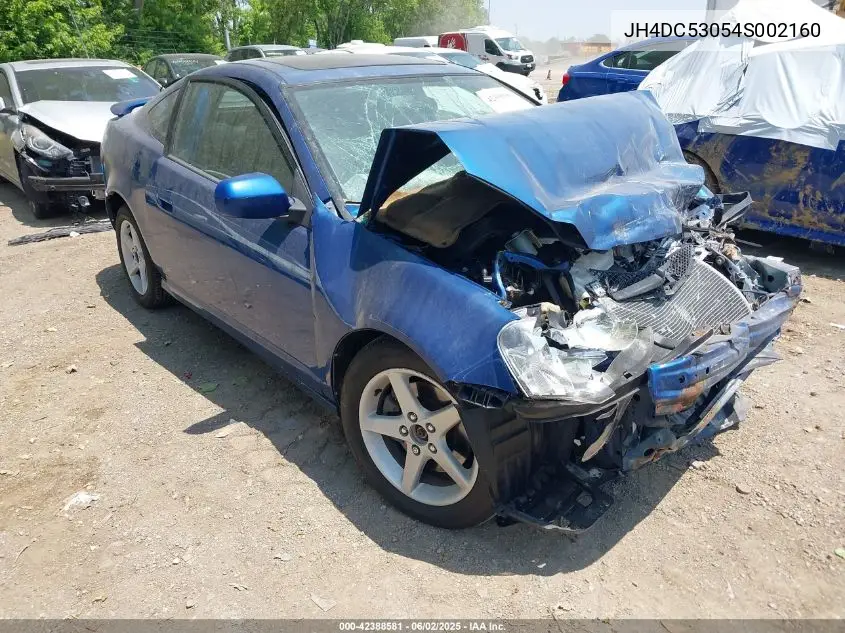2004 Acura Rsx Type S VIN: JH4DC53054S002160 Lot: 42388581