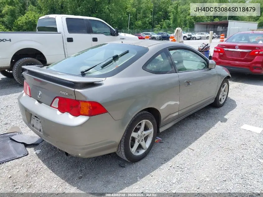 2004 Acura Rsx Type S VIN: JH4DC53084S018479 Lot: 42452148