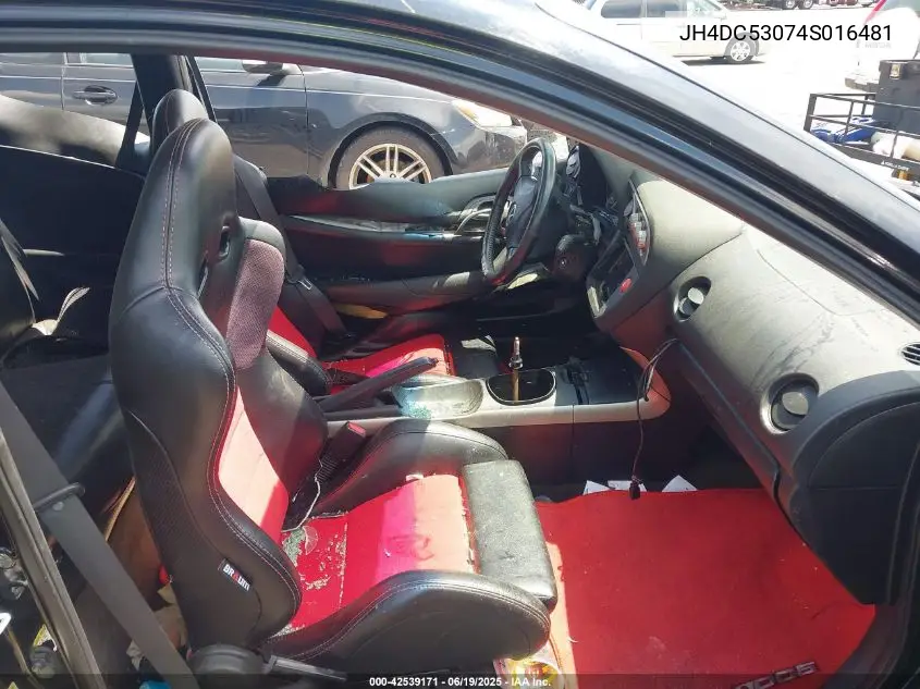 2004 Acura Rsx Type S VIN: JH4DC53074S016481 Lot: 42539171