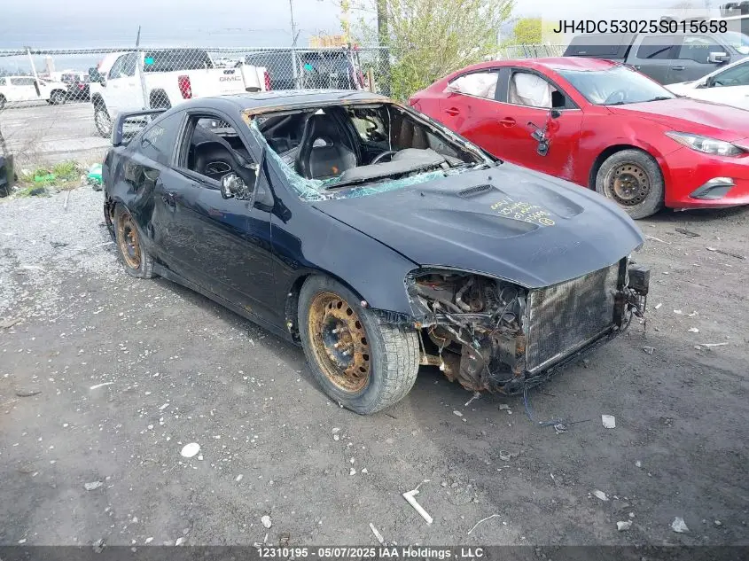 2005 Acura Rsx Type-S VIN: JH4DC53025S015658 Lot: 12310195