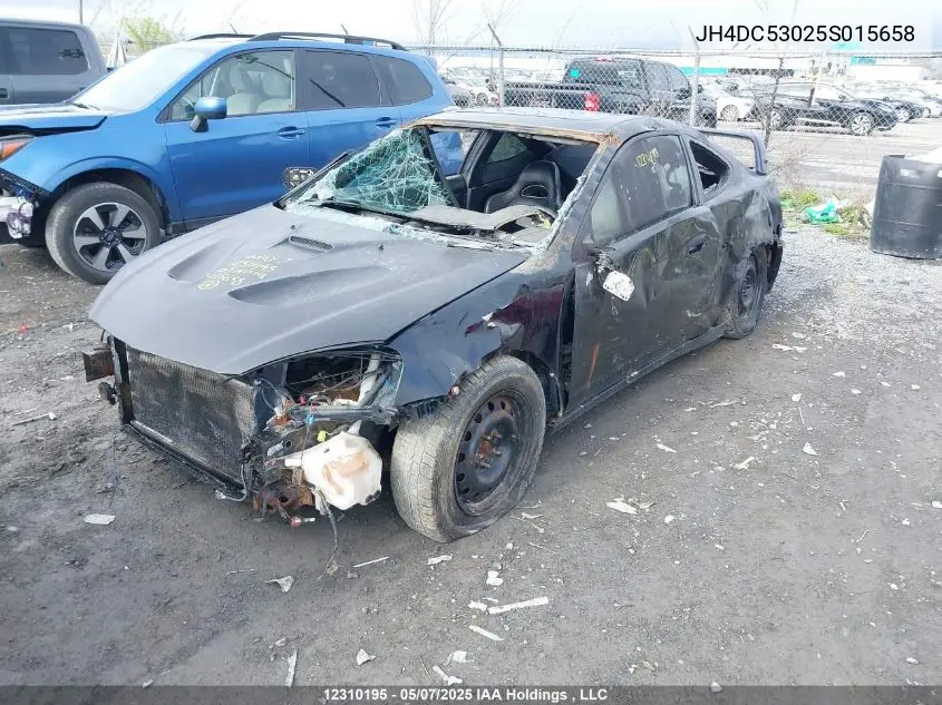 2005 Acura Rsx Type-S VIN: JH4DC53025S015658 Lot: 12310195