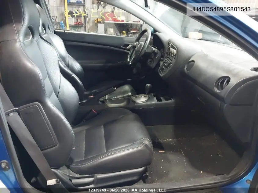 2005 Acura Rsx VIN: JH4DC54895S801543 Lot: 12339749