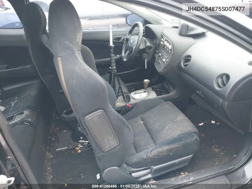 2005 Acura Rsx VIN: JH4DC54875S007477 Lot: 41266466