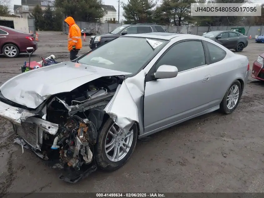 2005 Acura Rsx VIN: JH4DC54805S017056 Lot: 41498634