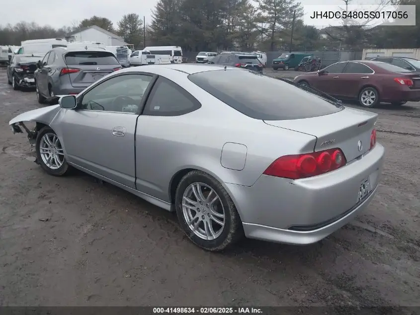 2005 Acura Rsx VIN: JH4DC54805S017056 Lot: 41498634