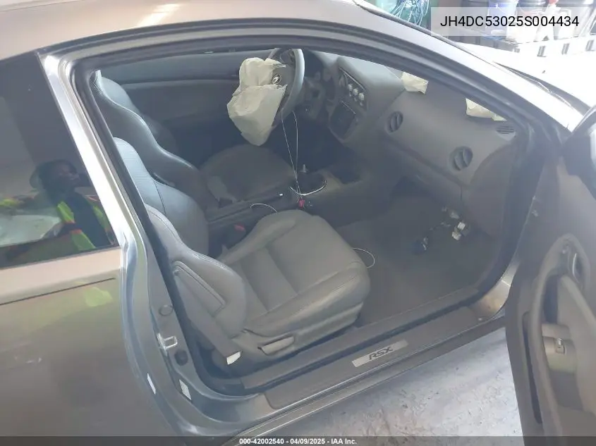 2005 Acura Rsx Type S VIN: JH4DC53025S004434 Lot: 42002540