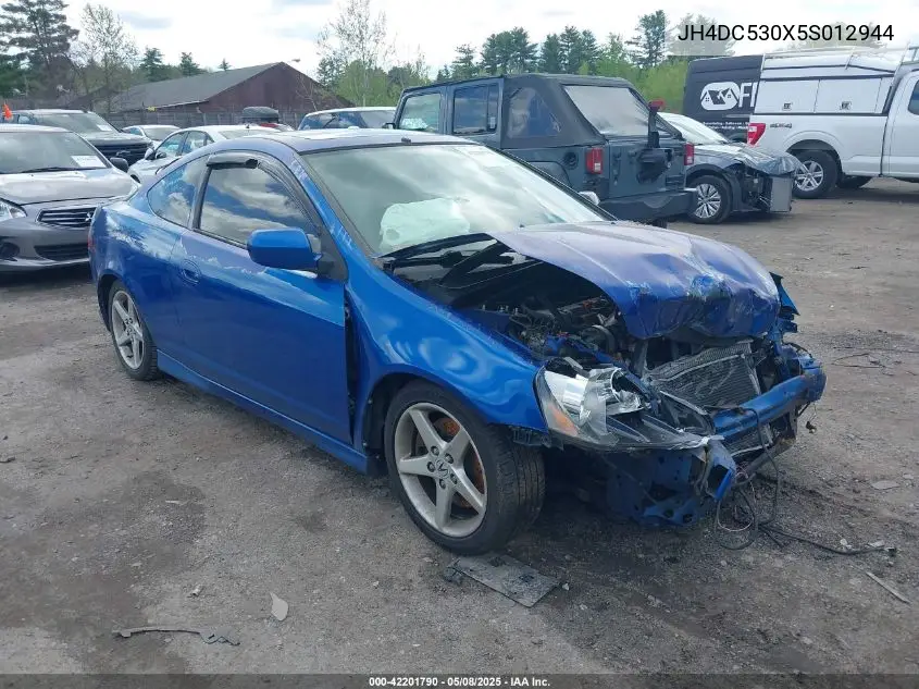2005 Acura Rsx Type S VIN: JH4DC530X5S012944 Lot: 42201790