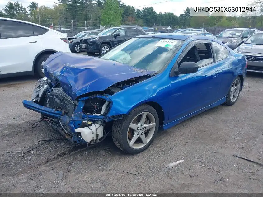 2005 Acura Rsx Type S VIN: JH4DC530X5S012944 Lot: 42201790