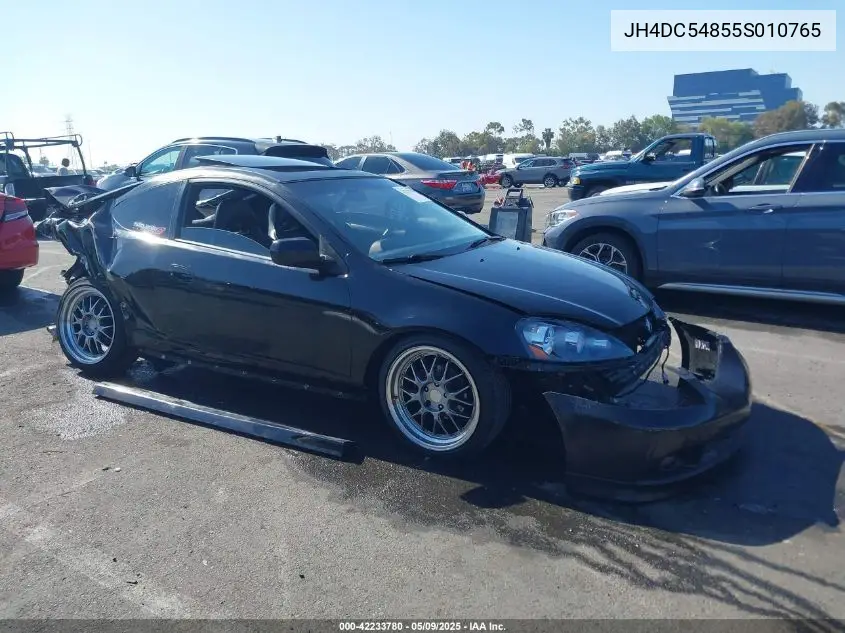 2005 Acura Rsx VIN: JH4DC54855S010765 Lot: 42233780