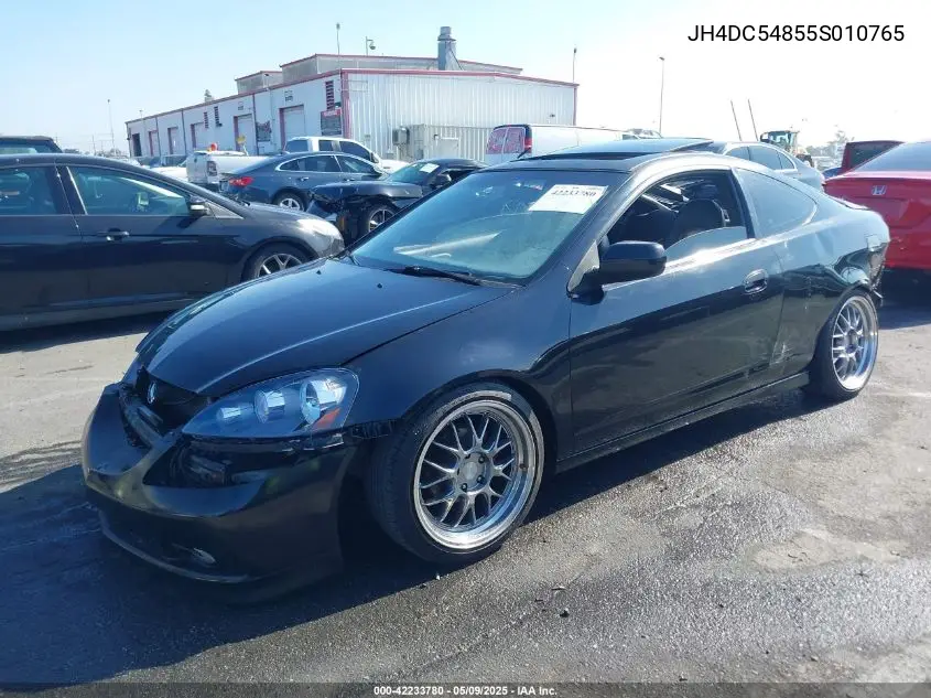 2005 Acura Rsx VIN: JH4DC54855S010765 Lot: 42233780