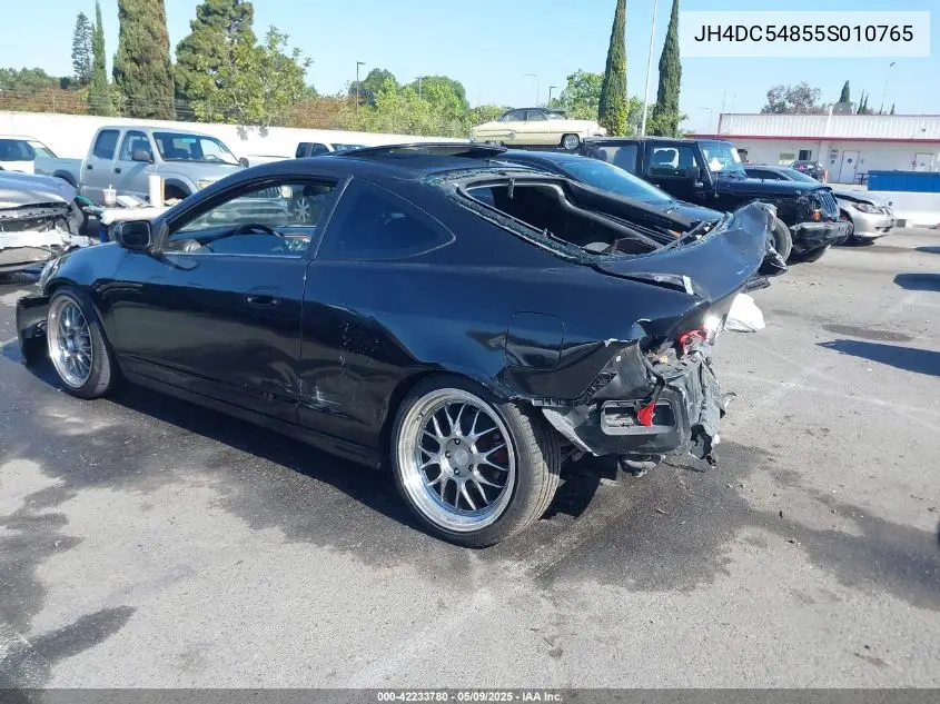2005 Acura Rsx VIN: JH4DC54855S010765 Lot: 42233780