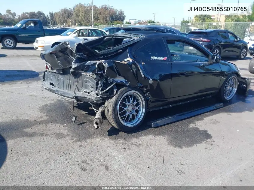 2005 Acura Rsx VIN: JH4DC54855S010765 Lot: 42233780