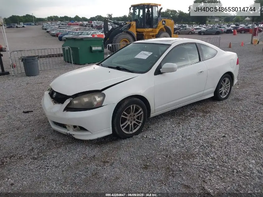 2005 Acura Rsx VIN: JH4DC54865S014744 Lot: 42284647