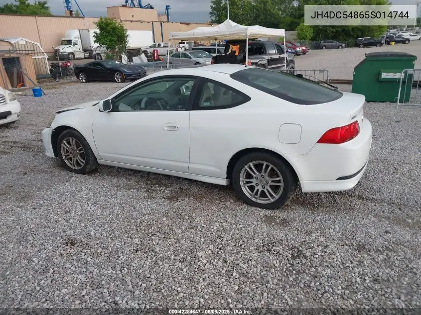 2005 Acura Rsx VIN: JH4DC54865S014744 Lot: 42284647